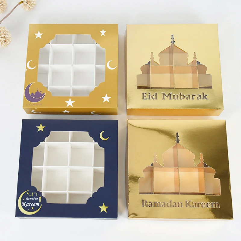 

Eid Mubarak Gift Box Candy Cake Chocolate Packaging Box Ramadan Kareem Home Decor Islamic Muslim Party Supplies Eid Al Adha Gift