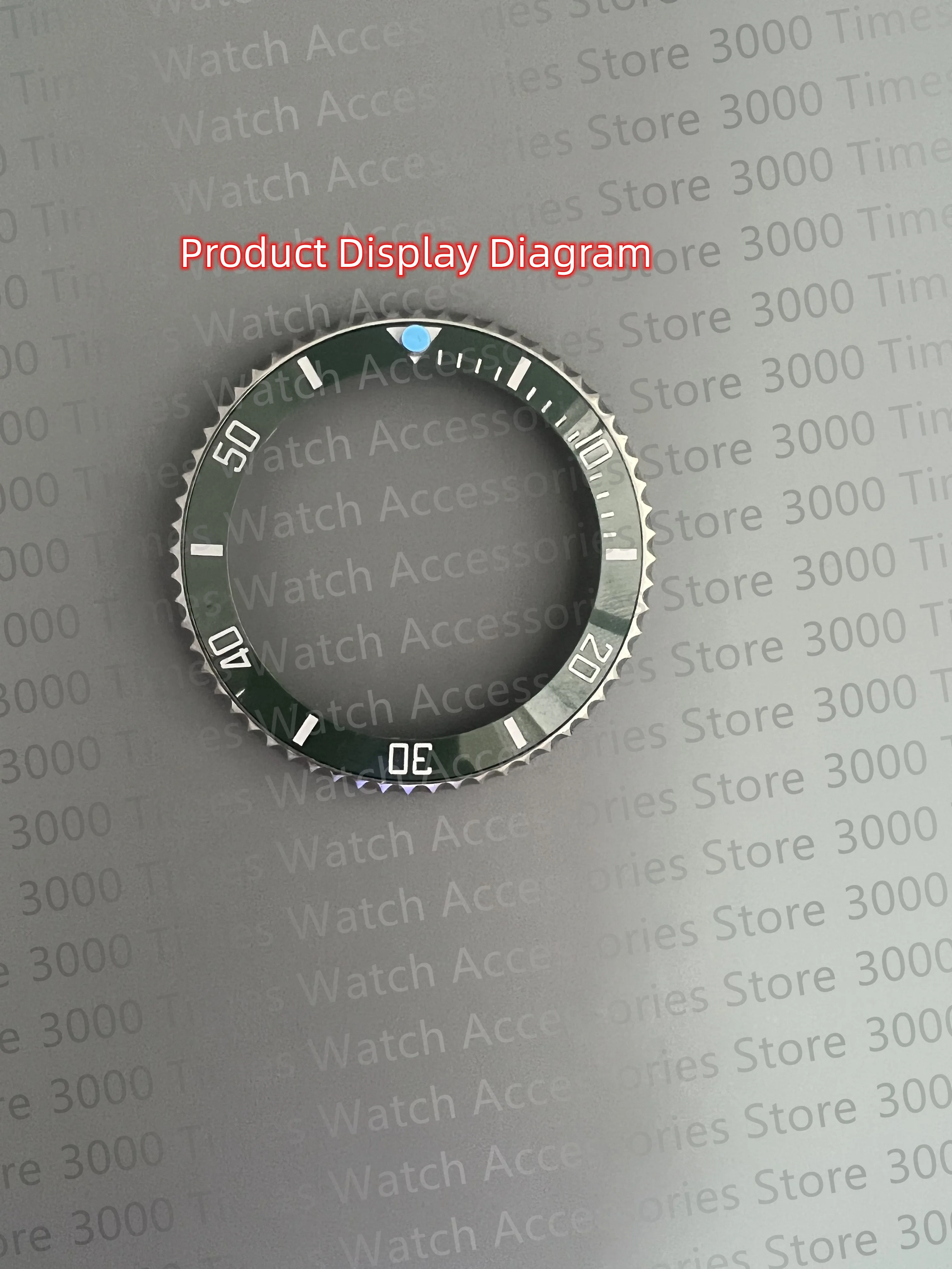 Imagem -05 - Rotating Circle Ver Bezel Fit para Rlx Prata e Ouro 40 mm Case Sub 116610 116613 40.7 mm Acessórios Aço Inoxidável