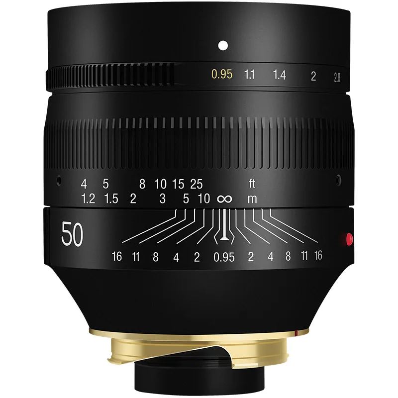

50Mm f0.95 full frame size Leica m port micro single portrait lens can be turned to E port