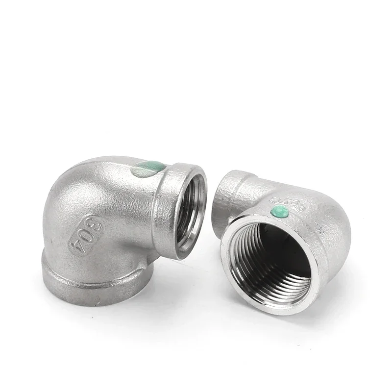Riduttore Connettore A Gomito 1/8 "1/4" 3/8 "1/2" 3/4 "1" BSP Femmina Maschio Filettatura Raccordo Adattatore 304 In Acciaio Inox Acqua Gas Jointer