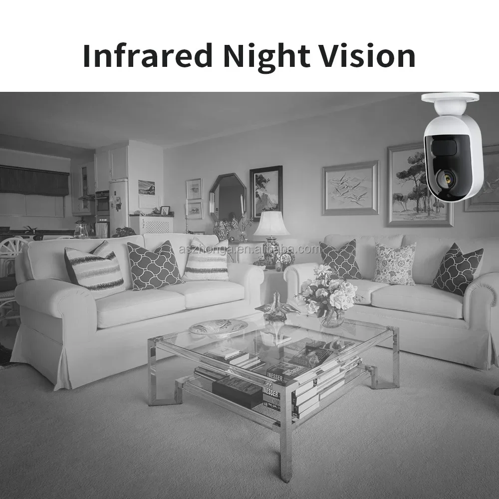 2/4CH Mini Pintar Nirkabel Ip Jaringan Keamanan Rumah Pengawasan CCTV Baterai Sistem Kamera 3MP WiFi 7 Inci LCD Nvr Kit