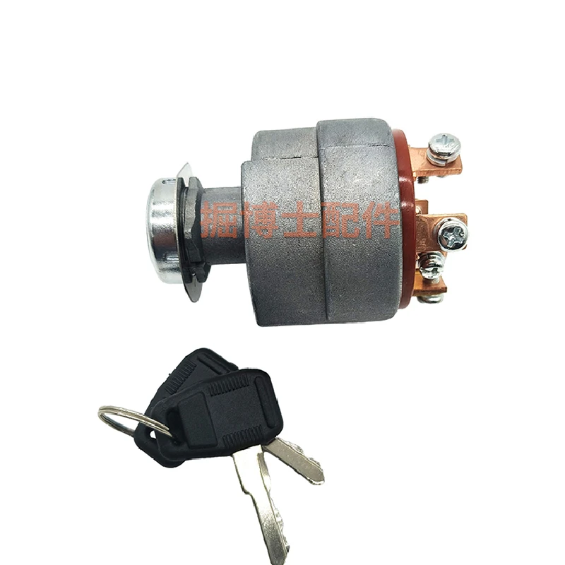 For Xcmg Xe15/17/26/60da/75/135/200/215 Ignition Switch, Electric Door Lock, Start Lock, Excavator Accessories