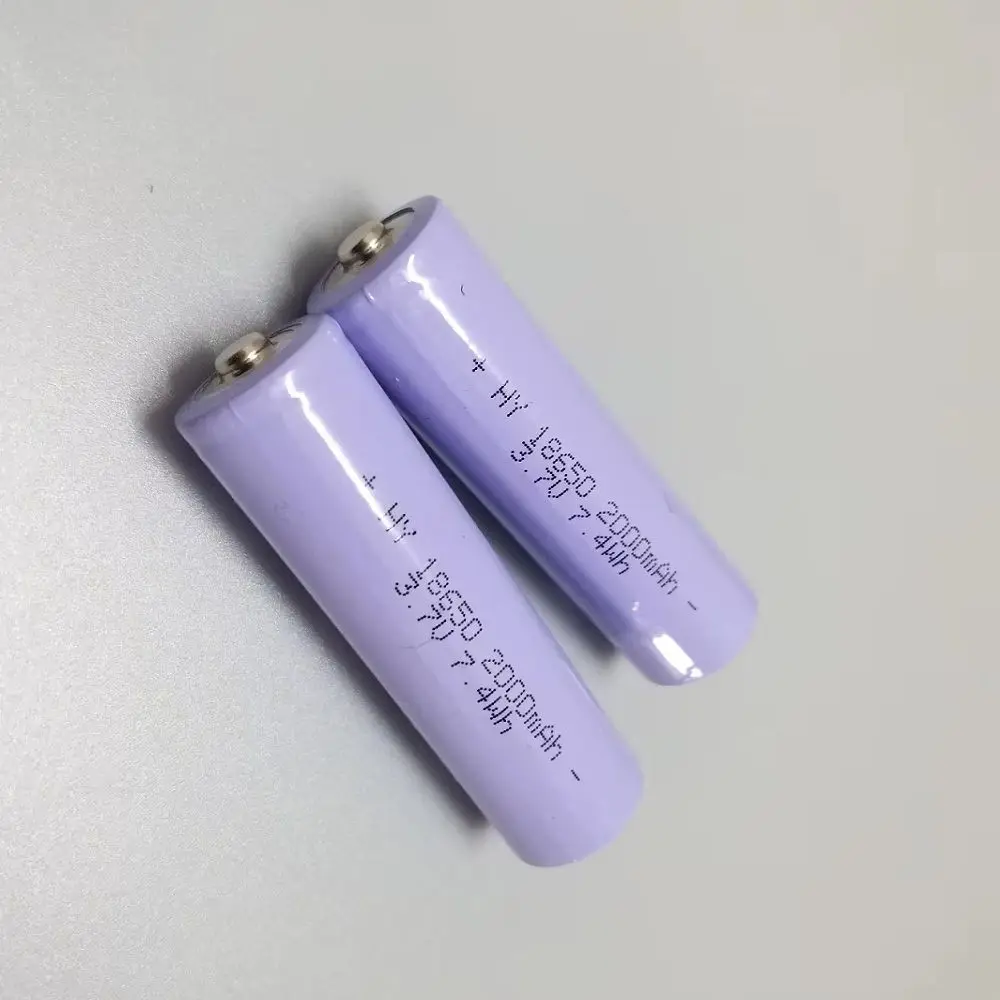 2pcs  Lii-20A 18650 2000mAh 3.7V Li-Ion Rechargeable Battery 10A Lithium Battery High Drain For Flashinglight Vaping