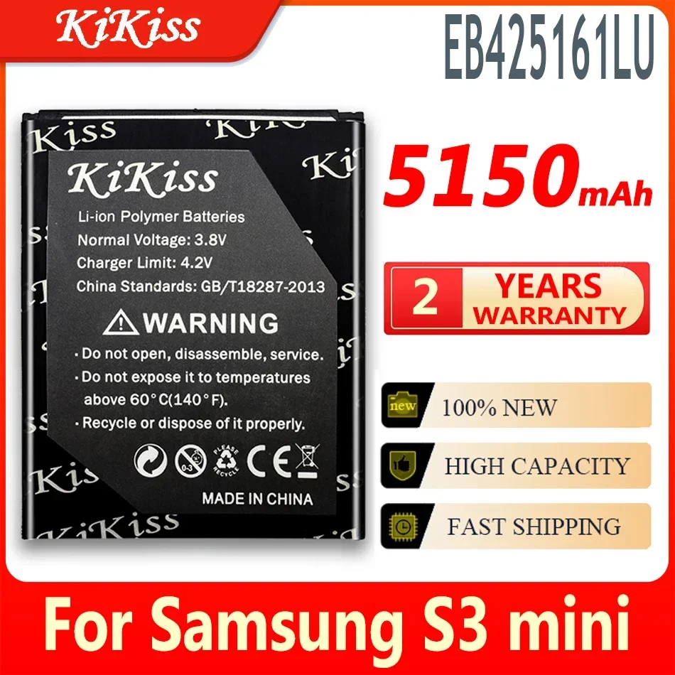 Phone Battery EB425161LU for Samsung J1 MINI J1Mini SM-J105H GT-S7562 S7560 S7566 S7568 S7572 i8190 I739 I8160 i8190 S III mini