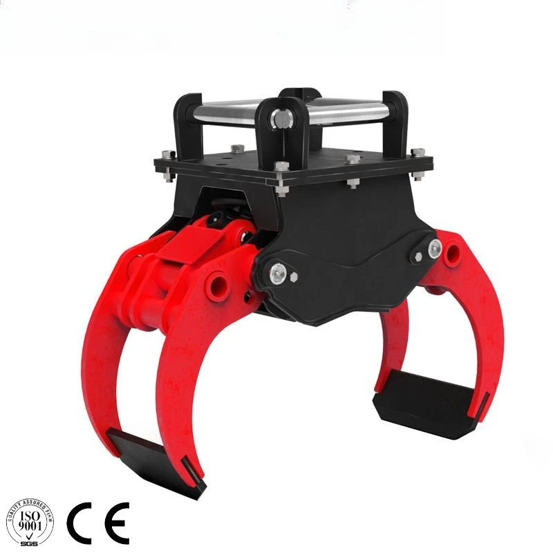 Automatic logging holding saw excavator hydraulic logging holding saw