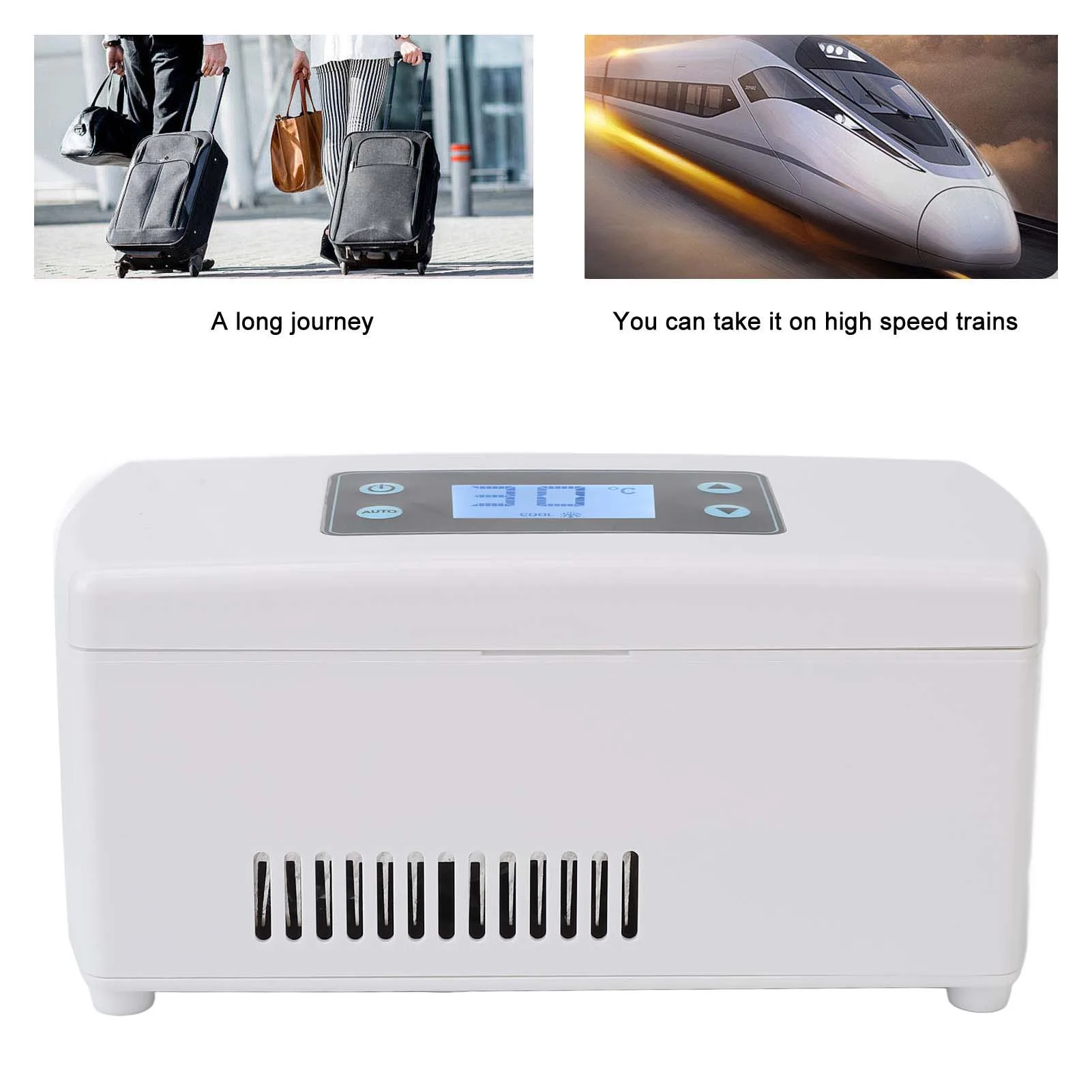 Insulin Cooler Insulin Cooling Case Portable Medicine Fridge Plug in Insulin Cooler Box for Home Car Travel