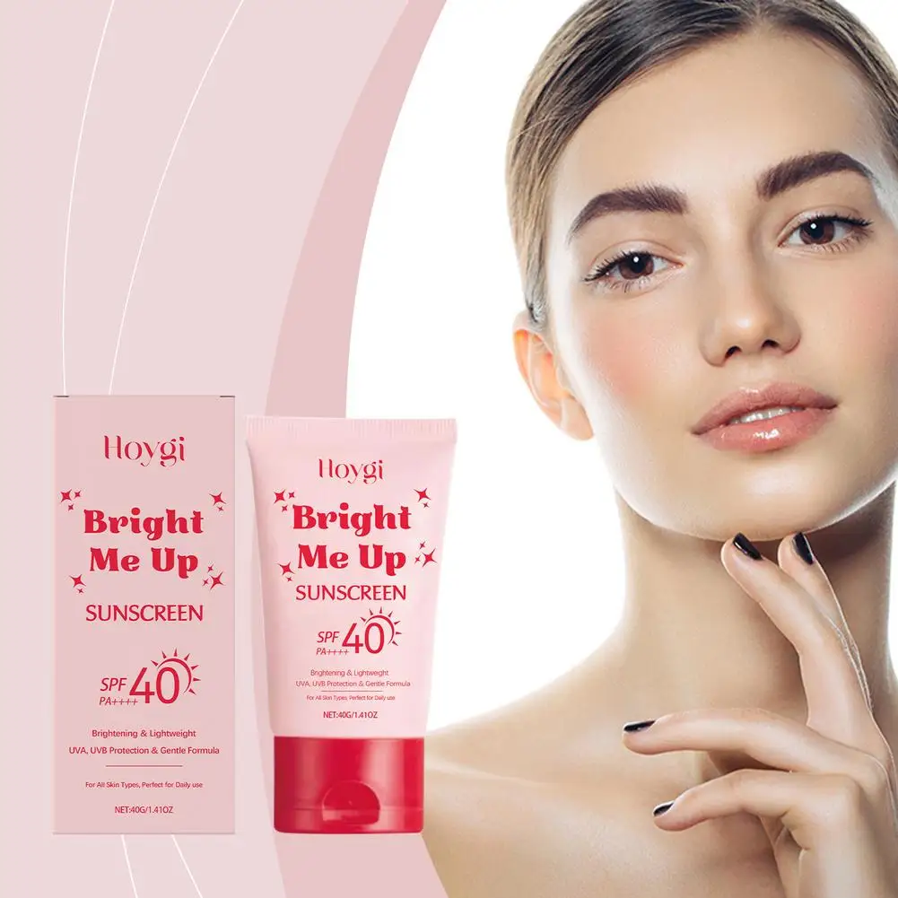 

Bright Refreshing Sunscreen Cream Protector Facial Sun Block Isolation Lotion Cream Hydration Sunscreen Creams For Daily Us E6U5