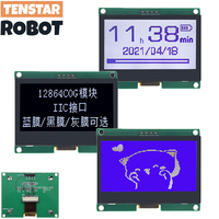 TENSTAR 12864 IIC 4P LCD Module 12864-59N I2C ST7567S COG Graphic Display Screen Board LCM Panel 128x64 Dot Matrix Screen