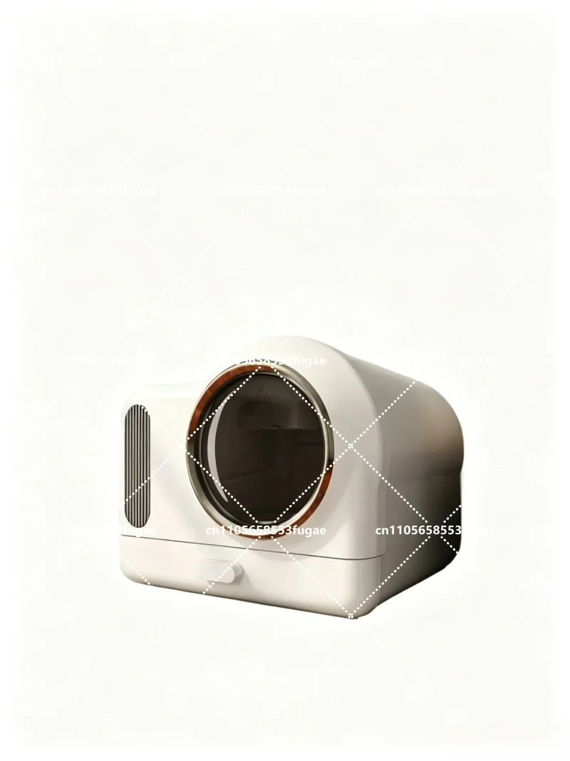 Smart Fresh Air Automatic Self-Cleaning Cat Litter Box, Oversized Drawer-Type Enclosed Cat Toilet with Odor Control