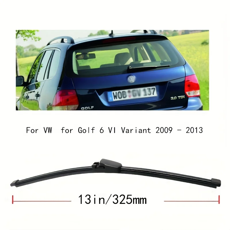 Rear Wiper Blade For VW Golf 6 VI Variant 2009 - 2013 Windshield Windscreen Tailgate Window Car Rain Brush