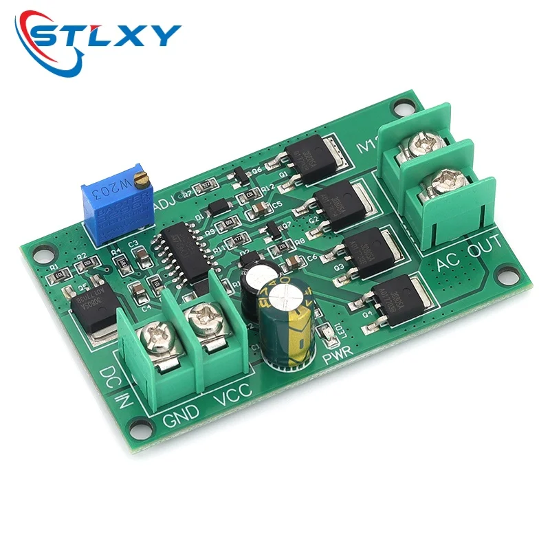 Stlxy 1pcs 100W DC-AC new Inverter 50Hz Square Wave Signal Generator Module DC 12V To AC 12V Power conversion board
