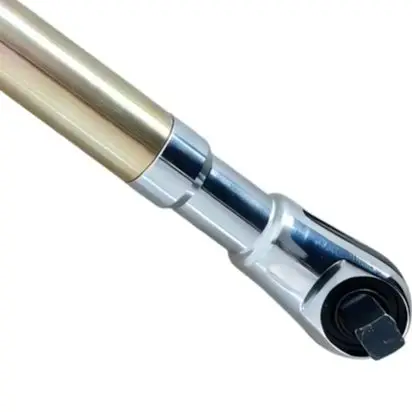43cm 1/2 Drive Extended Ratchet Wrench Steel For High Torque Manual And Pneumatic With Socket Adapters