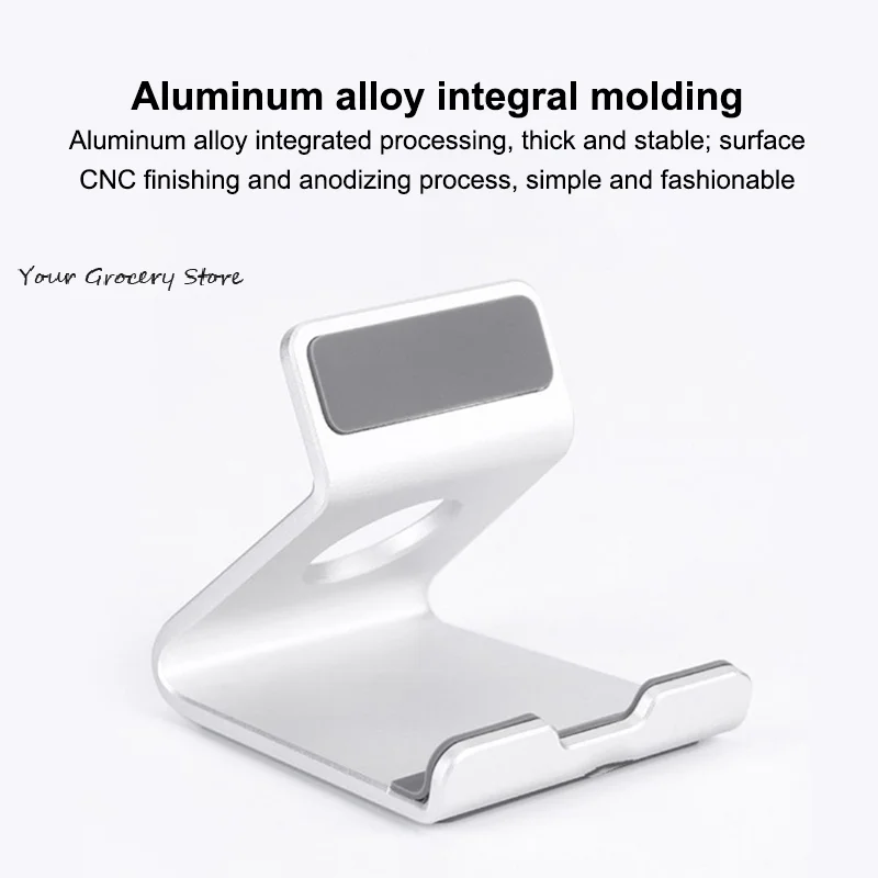 Metal Desktop Mobile Phone Stand For Smartphone 13 Inch Tablet Desk Holder Portable Storage Bracket Drop-resistant Phone Holder