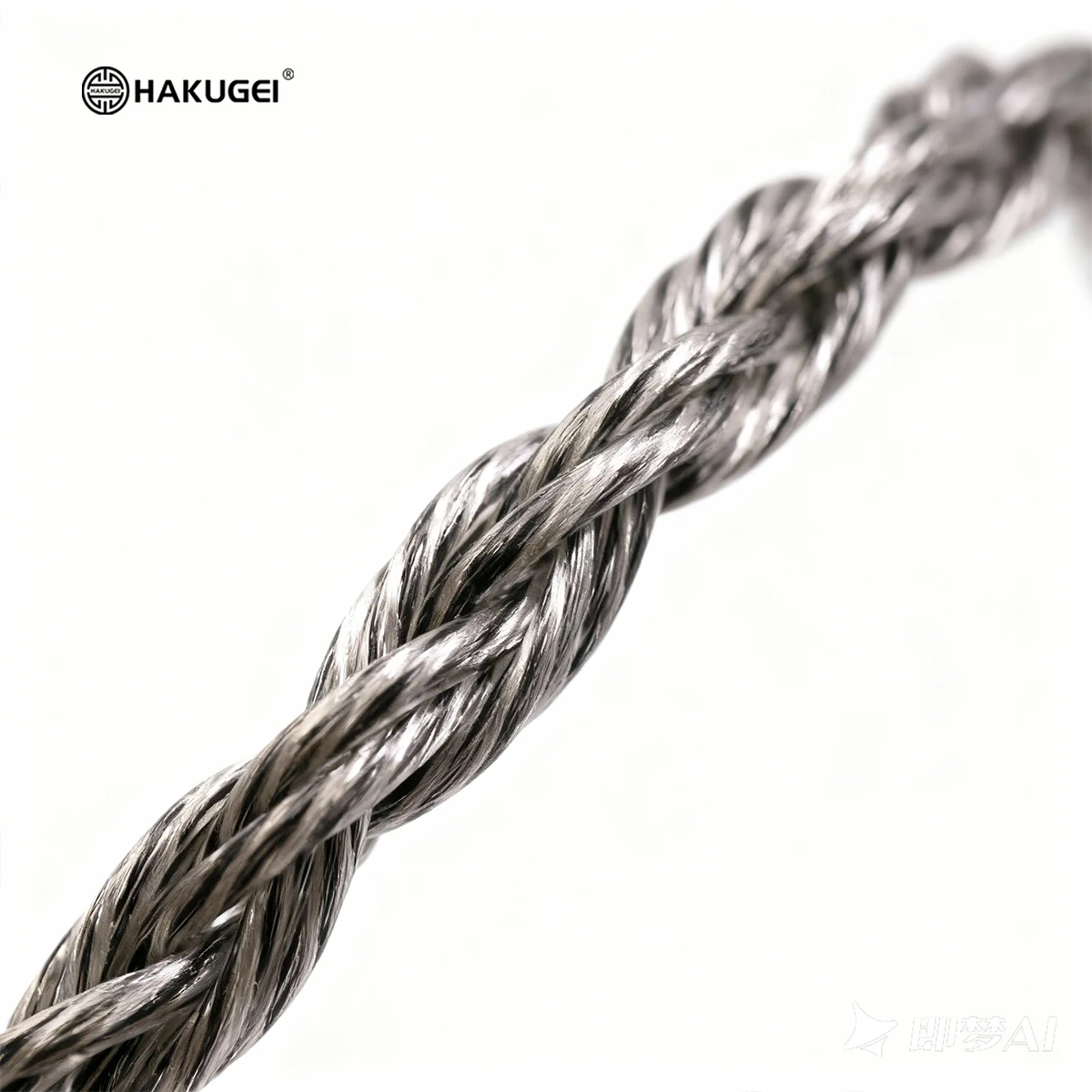 HAKUGEI Interchangeable Pins 0.78mm/MMCX Pirate. Graphene High-Purity Single Crystal Silver Headphone Upgrade Cable