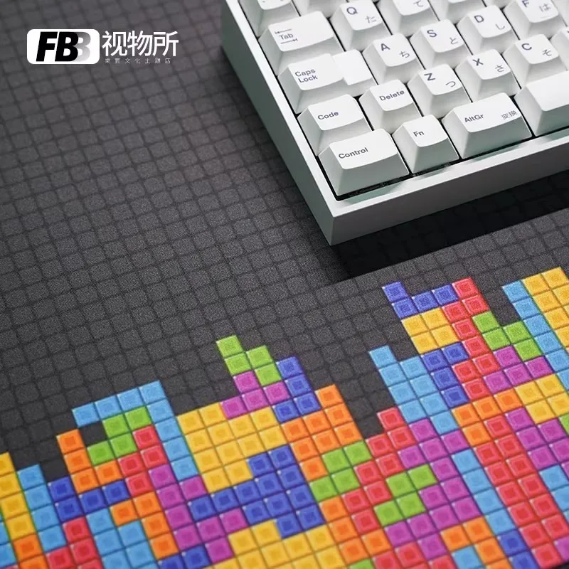 

FBB Коврик для мыши Компьютерный XL Коврики для мыши Коврик для клавиатуры Коврик для мыши Tetris Gamer Мягкий офисный ковер Настольный коврик Настольный коврик для мыши 40x90 см