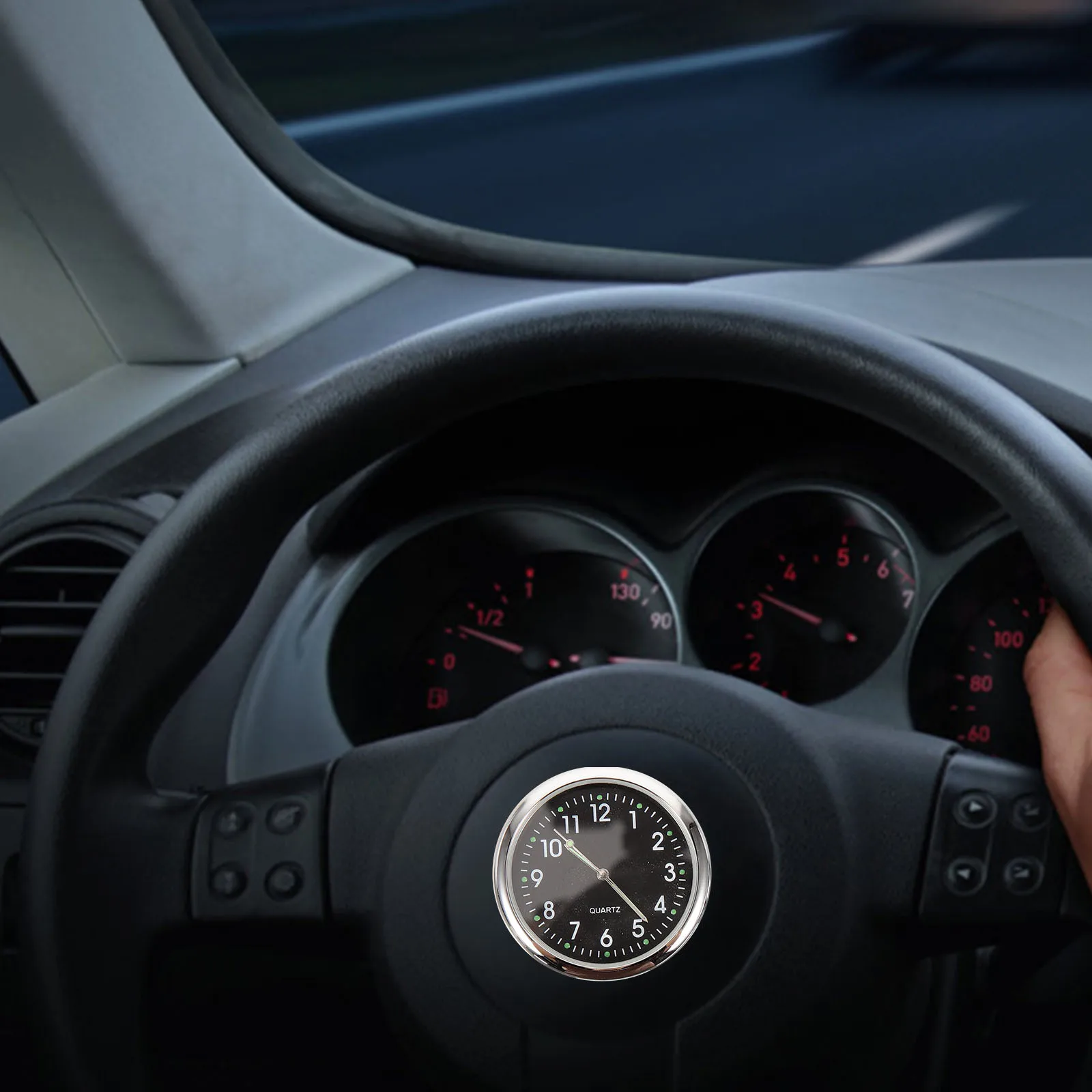 

2pcs Fluorescent Sticker For Dashboard Luminous Pointer Easy Install Auto Dash Car Clock Car Dashboard Clock