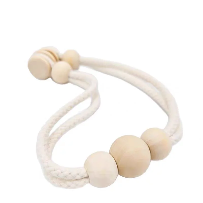 قطعتان من حزام الستارة على الطراز الكوري Ins مزين بحزام ربط الستارة الجديد ثلاثي الأبعاد