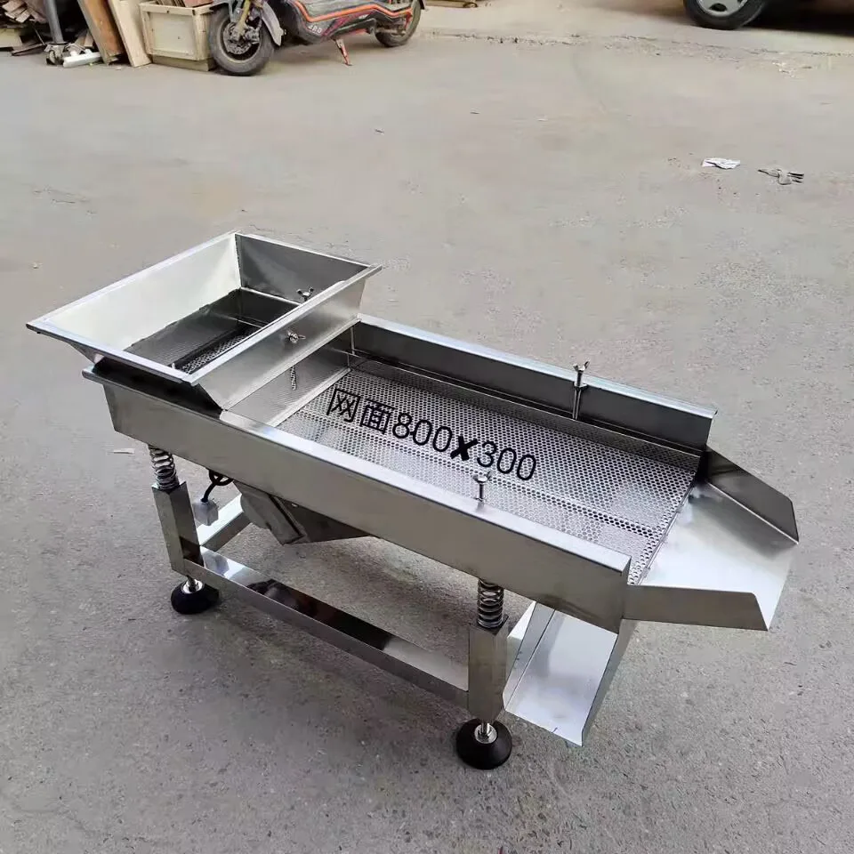 Linear Sieve Stainless Steel Linear Sieve Solid Sampling Sieve Vibrating Screen Machine