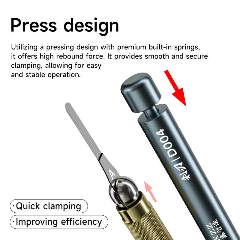 XZZ XINZHIZAO D004 Multifunctional Glue Removal Knife for Mobile Phone Repair High Hardness CPU IC Edge Adhesive Cleaning Blade