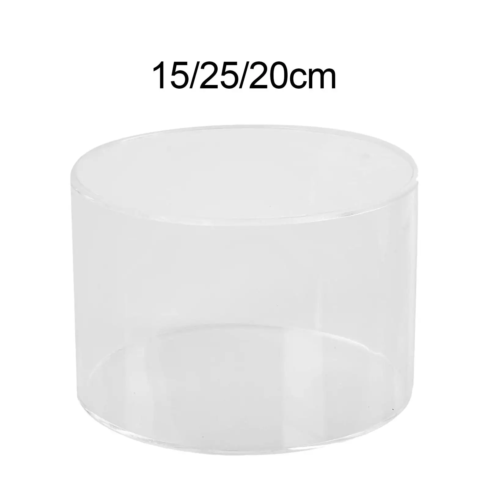 Cylinder Display Riser Round Transparent Cake Tool Decorative Centerpiece