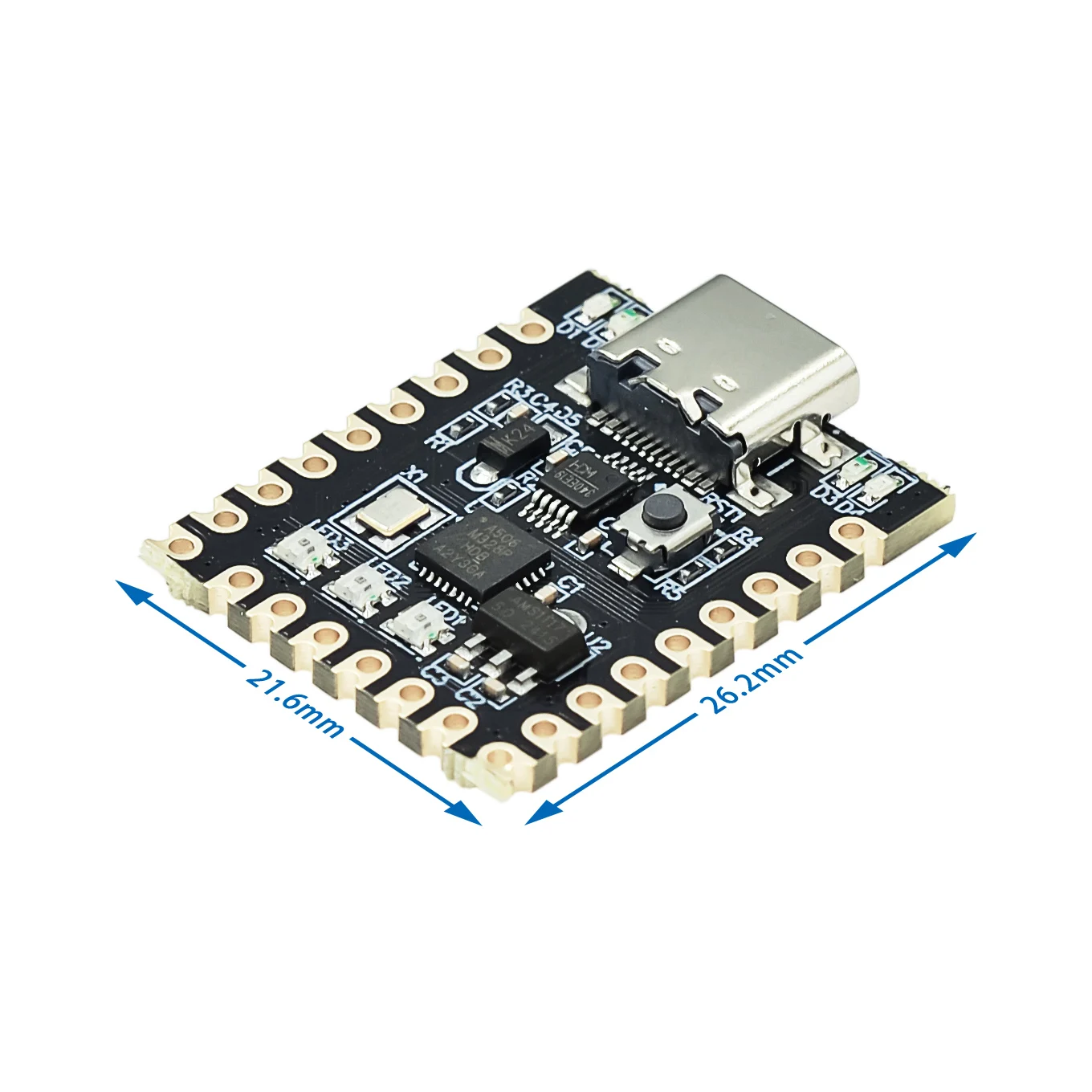 لوحة تطوير Arduino Nano Mini صغيرة جدًا مع منفذ تسلسلي من النوع C ATMEGA328P Chip CH340 لمشاريع الإلكترونيات