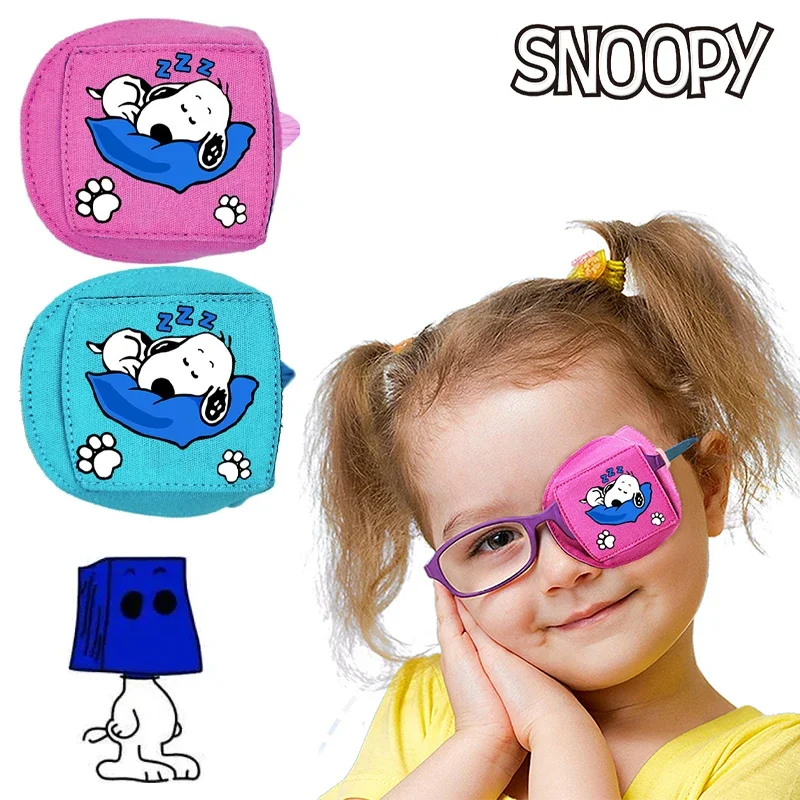 Snoopy Amblyopia Eye Wear Anime Eye Patch for Glasses Kid Adult Medical Lazy Eye Patch Treating Strabismus Amblyopia Eye Patches