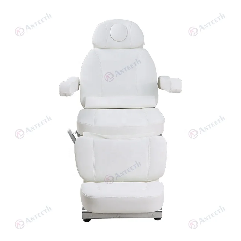 Anteeth Modern Stable Dental Chair Stainless Steel Base Beauty Massage Furniture LED Lights Electric Salon Bed