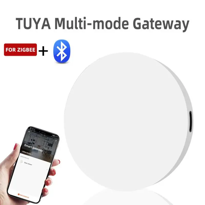 

Tuya Gateway Wireless BLE-Mesh Hub Smart Home Bridge Smart Life App Remote Control Work with Alexa Alice