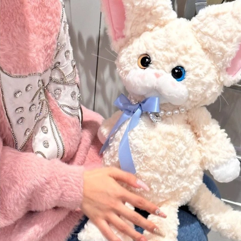 حقيبة تخزين محاكاة على شكل قطة ألمانية لعام 2026 لهدايا عيد ميلاد الفتيات، حزام كتف لطيف ورائع قابل للتعديل مصنوع يدويًا