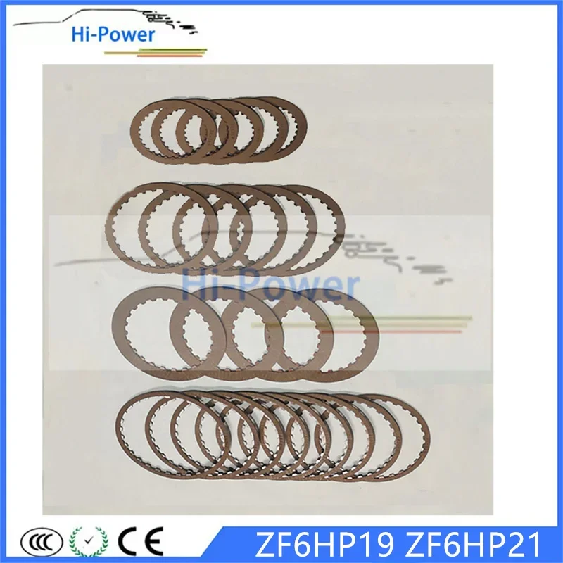 New 6HP19 6HP21 Automatic Transmission Friction Kit Clutch Plates For BMW B143880A ZF6HP19 ZF6HP21 Repair Kit Car Accessories