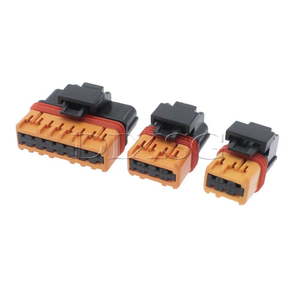 1 Set 6/8/16 Pin 55577-C-6P 8P 16P Waterproof Socket for No.9 MZ Maverick Core Motor Hall Switching Cable Controller Plug
