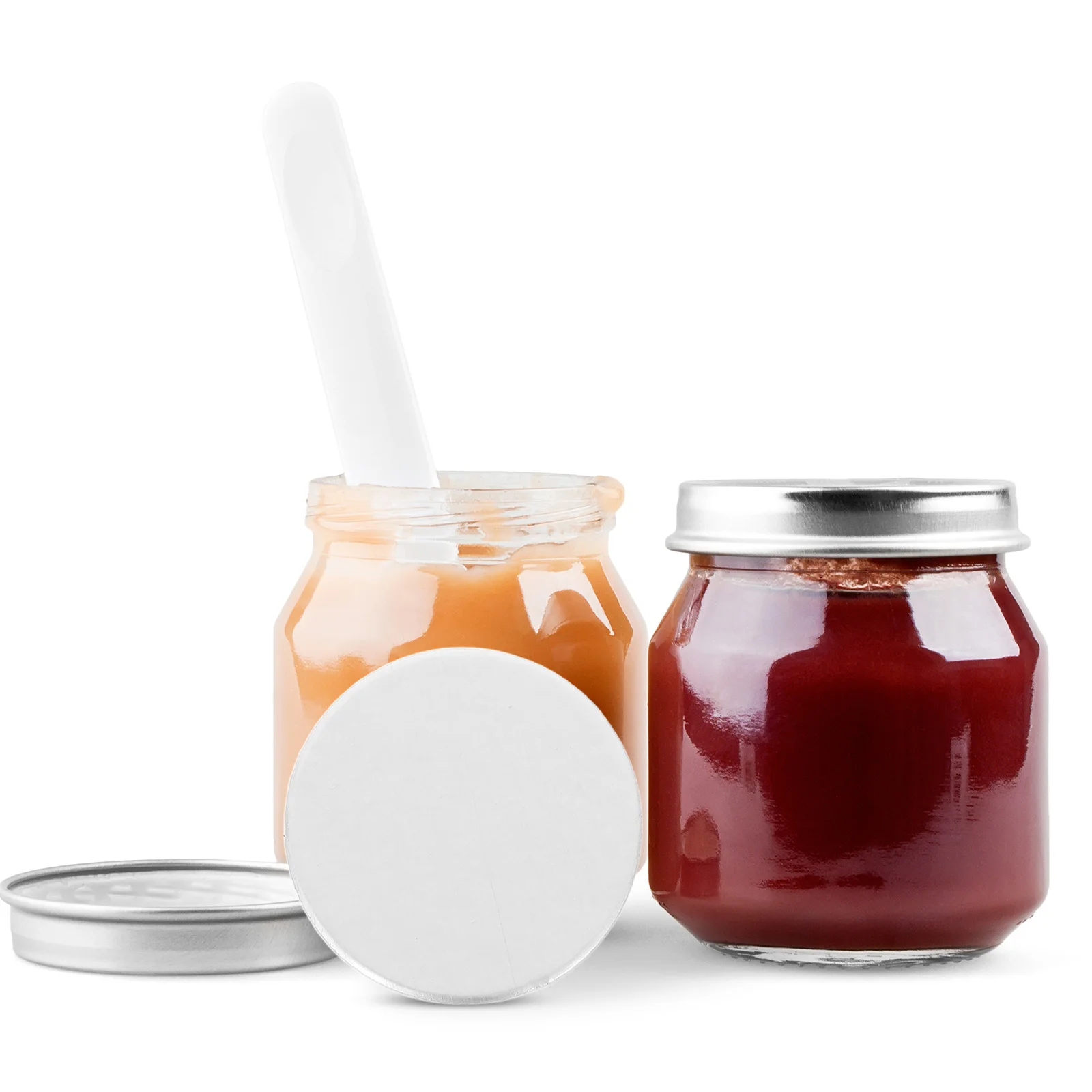 

200 Pcs Sealed Bottle Magnetic Gasket Activated Cap Seals Liners Jar Water Plastic Sealer Silver Lid Caps