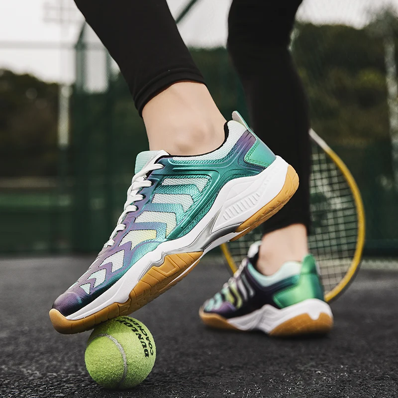 

Men's and Women's New Tennis Sports Shoes Outdoor Lightweight Badminton Volleyball Shoes Non slip Tennis Sports Shoes