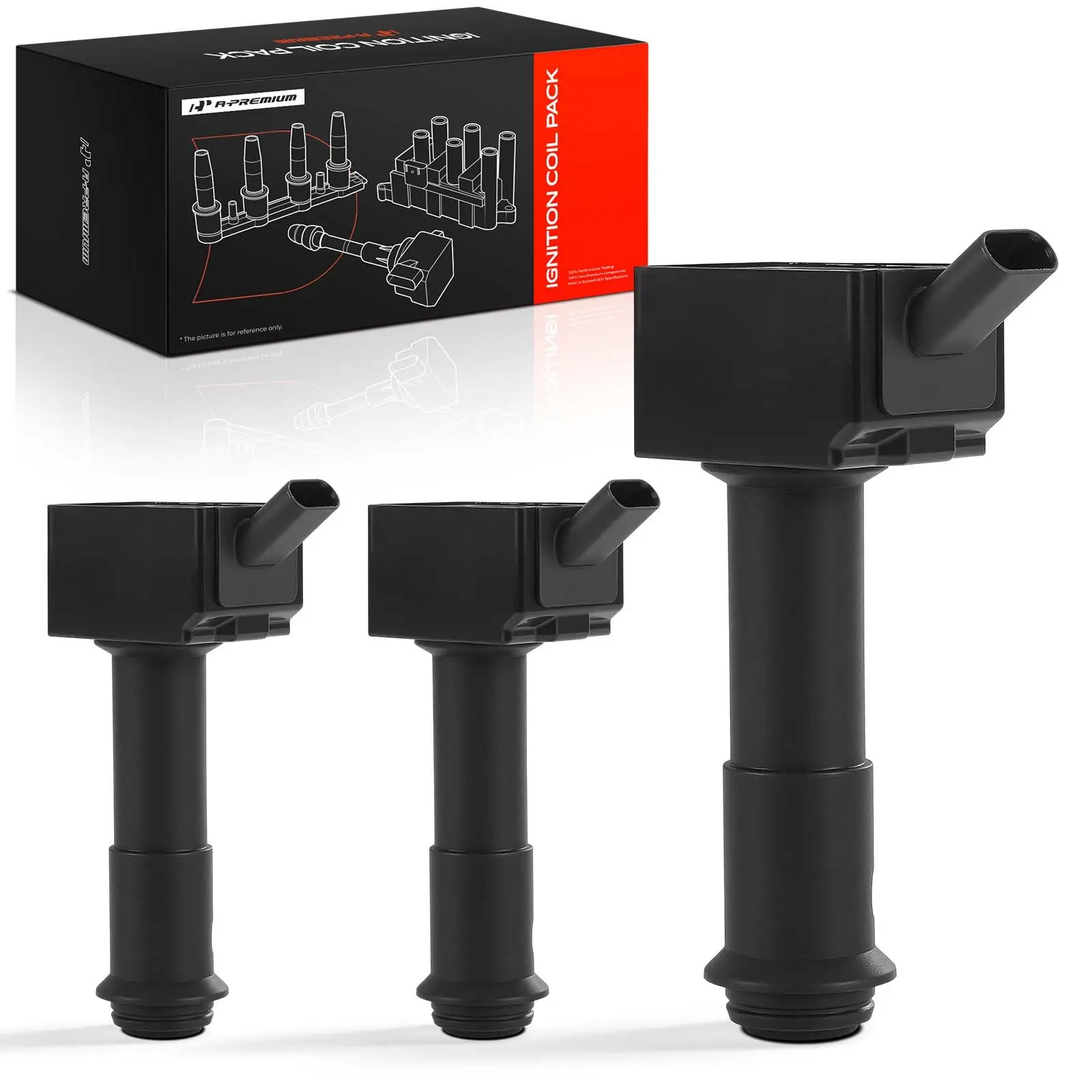 A-Premium 3pcs Ignition Coils for Ford Escape 2020-2022 Bronco Sport 2021-2024