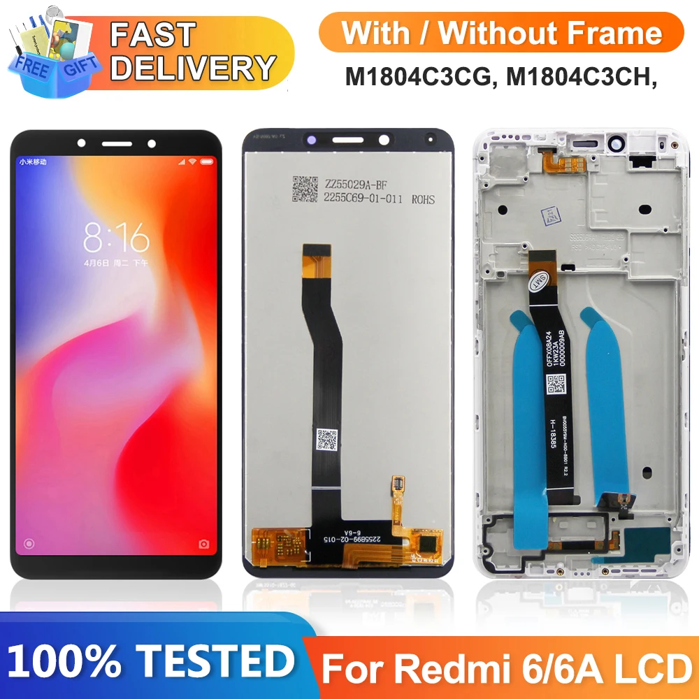 האם Screen for Xiaomi Redmi 6 Redmi 6A Lcd Display Digital Touch Screen עם Frame Assembly הוא הבחירה הנכונה עבורך?
