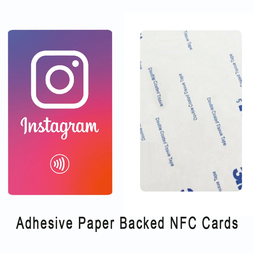 Tarjetas de revisión estándar NFC Instagram Google Android/iPhone Tap URL Escritura Tarjetas de revisión de negocios sociales