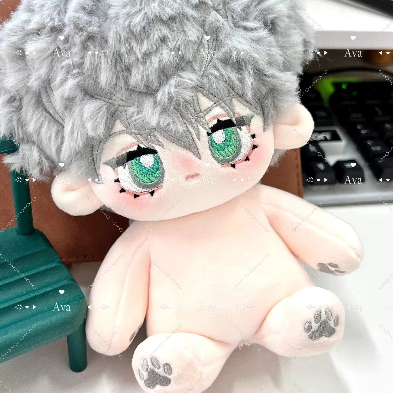 [Preventa] 20cm Ava Anime Alien Stage Till Ivan muñeco de peluche guapo niño BL cuerpo desnudo Cosplay regalo de cumpleaños enviar amigos