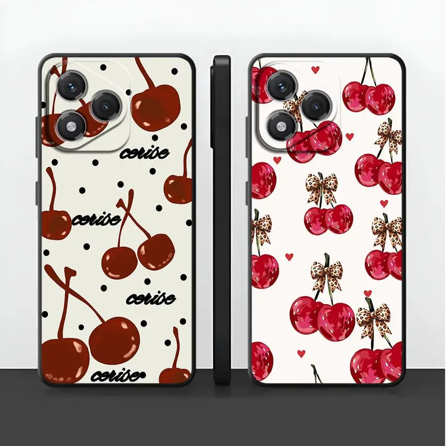 Funda Phone Cover Case for Huawei P20 P40 Lite P20 Lite 2018 P Smart 2019 P30 P20 Pro Cartoon Cherry