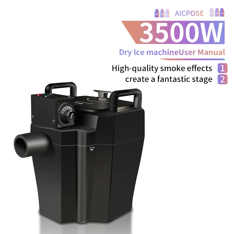 3500W/6000w Low Lying Smoke Machine Nimbus Dry Ice Fog Machine Stage Effect For DJ Wedding Stage Party Events Smoke Generator
