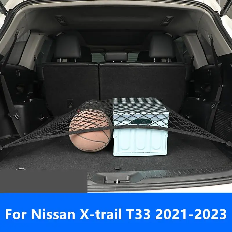 Per Nissan X-trail T33 2021-2023 borsa a rete per bagagliaio dell\'auto bagagli speciali accessori per la modifica della borsa in rete elastica fissa