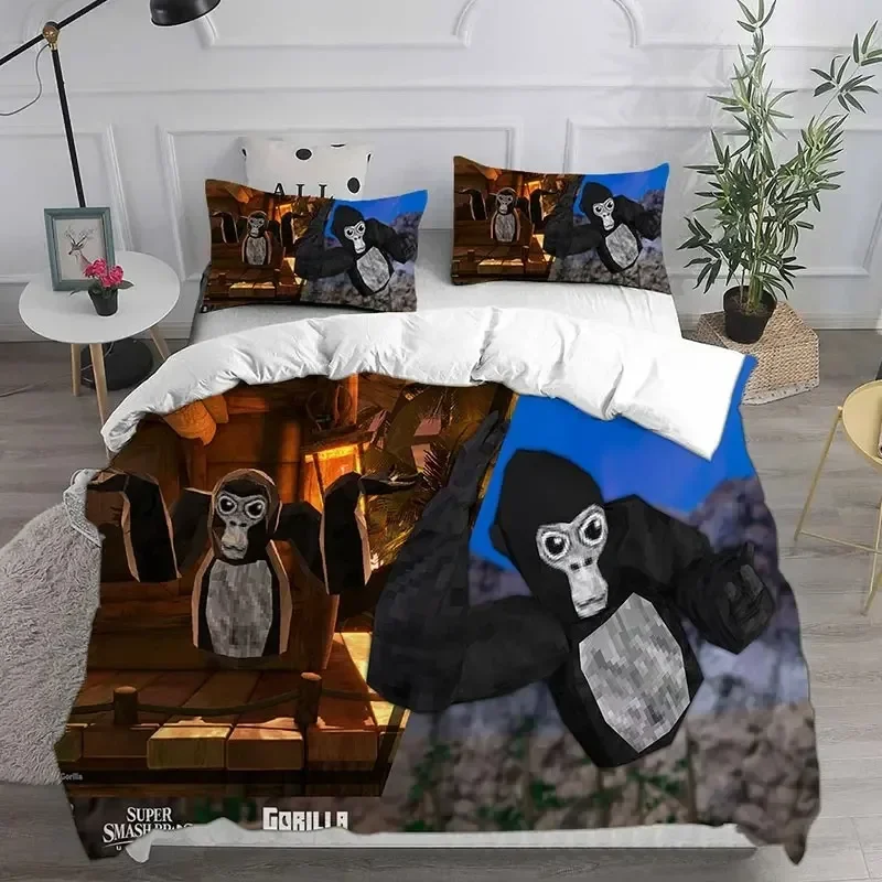 

Game Gorilla Tag Bedding Sets 3D Comforter Quilt Bed Cover Duvet Cover Pillow Case Sets Bedroom Decoration Home Textiles