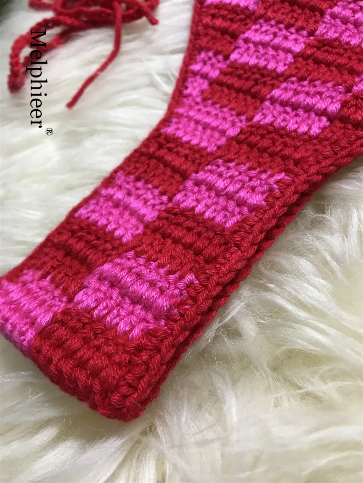 Melphieer haute qualité à la main Crochet Micro Powerpuff mignon Bikini ensemble Sexy String brésil maillots de bain superbe vacances maillots de bain