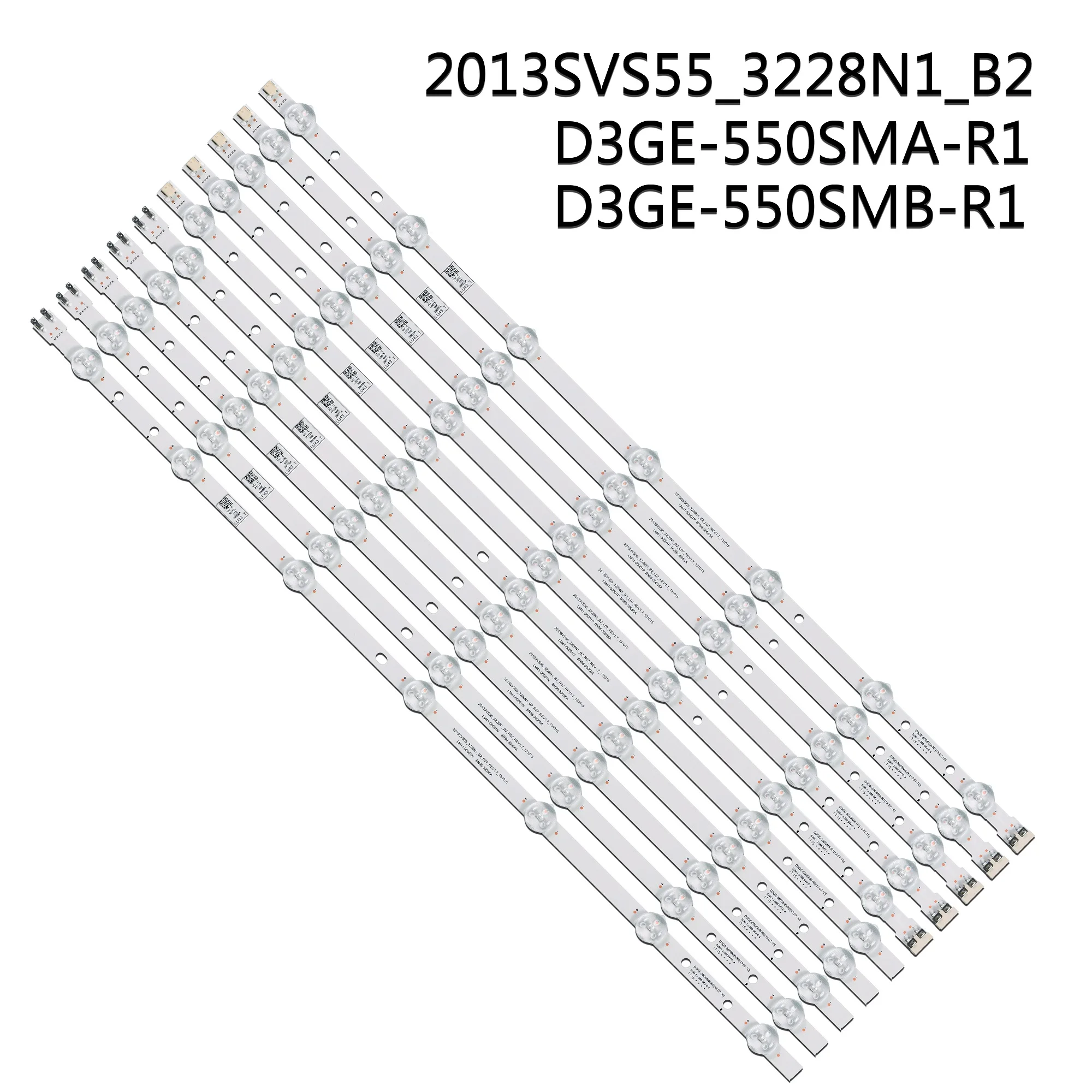 

10 шт. светодиодная лента 7 + 7 светодиодов LM41-00001P LM41-00001N для 55 дюймов H55MDCP LH55EDDPLGC LH55EDCPLBC UN55FH603 UN55J620D UE55H6273