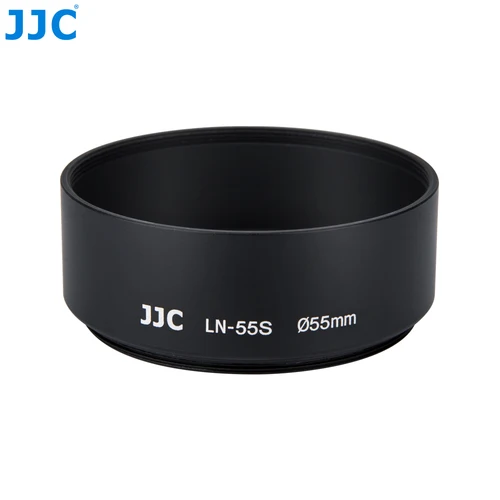Imagen 2 del producto JJC-parasol de objetivo Universal de Metal, capucha atornillada de 46mm, 49mm, 52mm, 55mm, 58mm, 62mm, 67mm, 72mm, 77mm y 82mm, para cámara Canon, Nikon y Sony