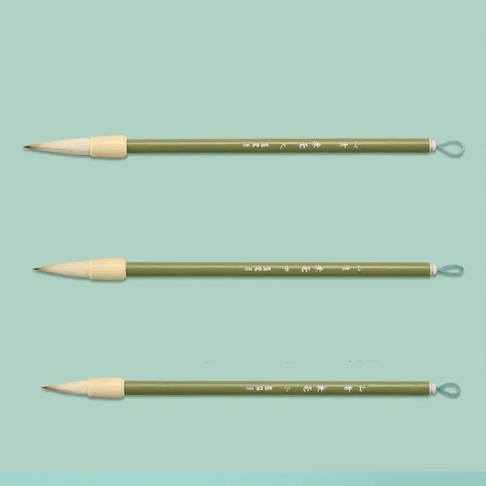 Calligraphy Brush Art Paint Brush Oil Painting Chinese Brushes Chinese Calligraphy Brush Crisperding Wooden Handle