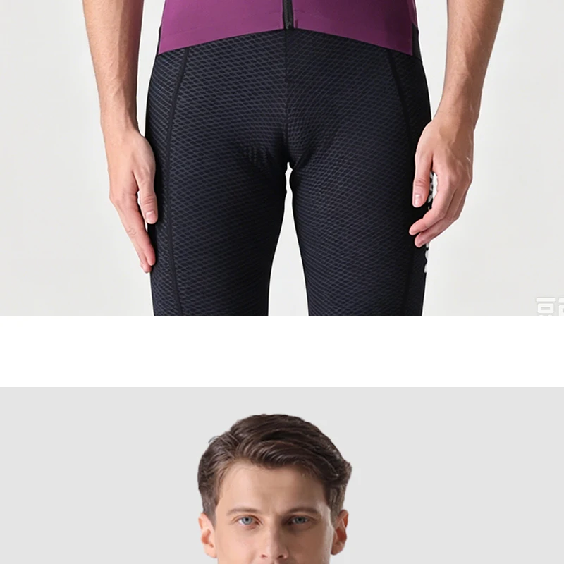 MKEW Sommer Herren Pro Radsporttrikot Atmungsaktive MTB Kurzarm-Fahrradbekleidung mit Taschen für Mountainbike und Rennrad – Detail 20