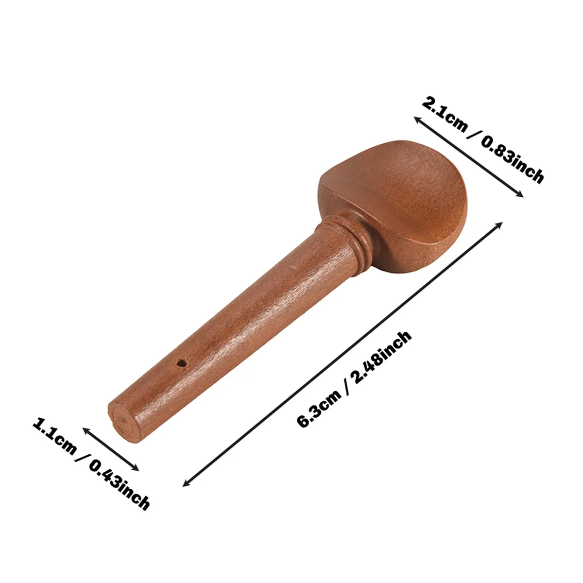 

LALA 4Pcs 4/4 Size Violin Fiddle Tuning Peg Set Jujube Wooden Replacement For 4/4 Size Violin