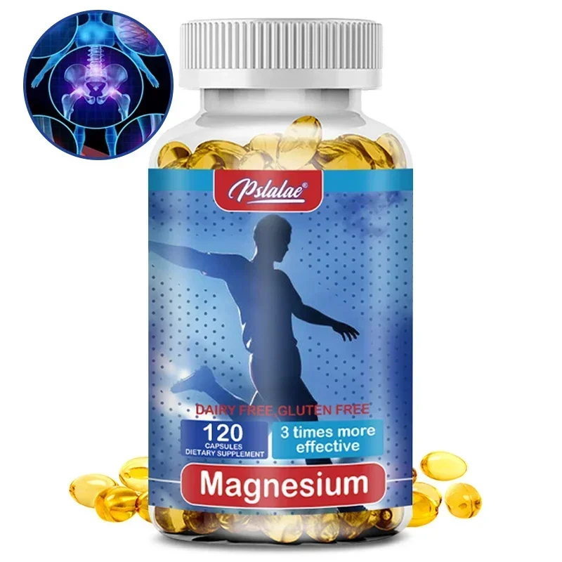 Highly Absorbable Magnesium, Relieves Leg Cramps and Muscle Tension, and Supports Muscle Function. High-quality Vitamin Formula