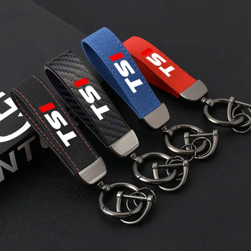 

Fashion Keychain Durable for Car Key Ring Holder Horseshoe Buckle Gift Wholesale Luxury Men Women Key Chain For Volkswagen TSI