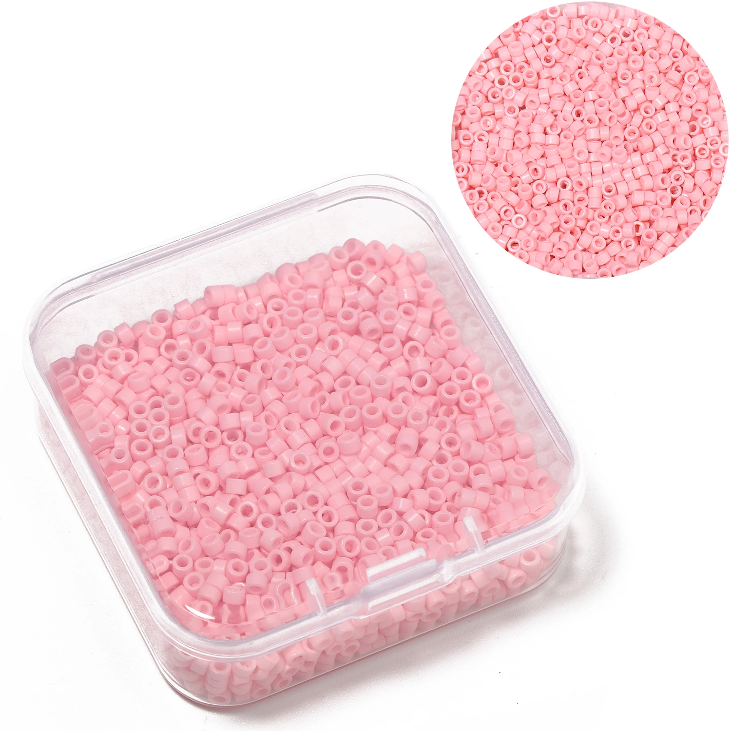 Wholesale 2000pcs/box 2.5mm Colorful Japanese Glass Seed Bead Round Tube Beads for Jewelry Making DIY Handicrafts Accessories